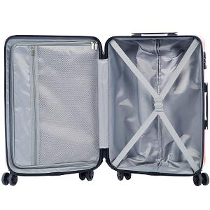 Coolife Expandable Luggage Set - 3-Piece PC+ABS Suitcases with TSA Lock & Spinner Wheels (20in, 24in, 28in) for Travel, Business Trips & Family Vacations