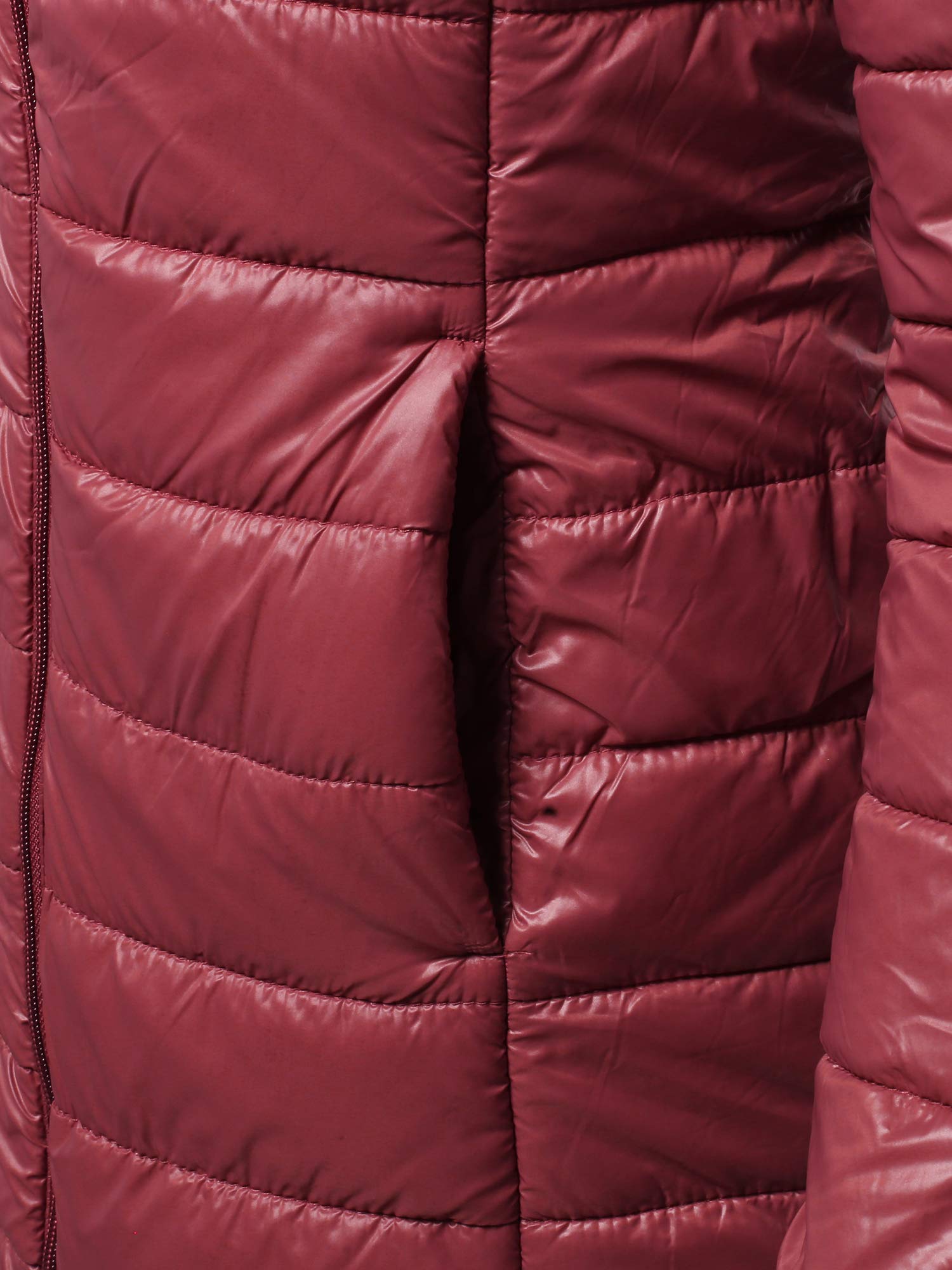 Emma Women's Lightweight Quilted Puffer Jacket - Solid Color Outdoor Sports Coat for Hiking, Running & Winter Activities