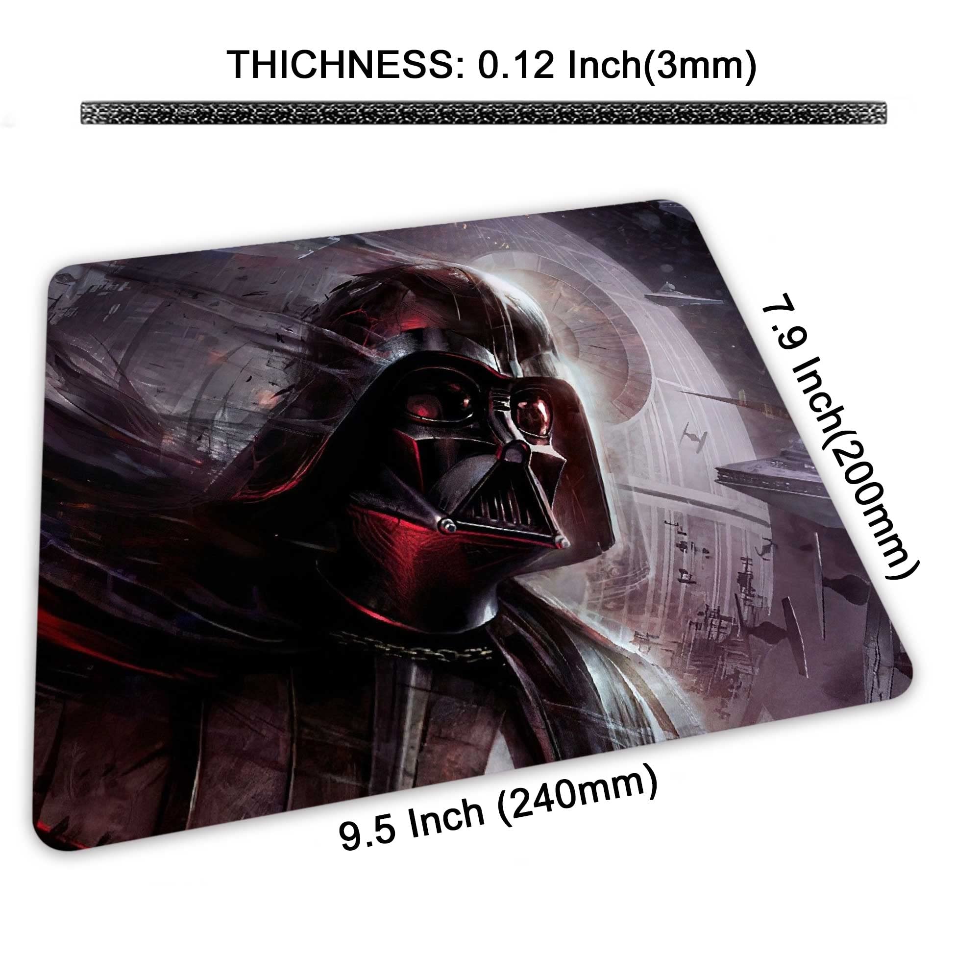 Premium Gaming Mouse Pad - Non-Slip Black Warrior Design for Wireless Mouse, Laptop & Desk Accessories | Large Computer Mousepad for Office, Gaming & Home Decor