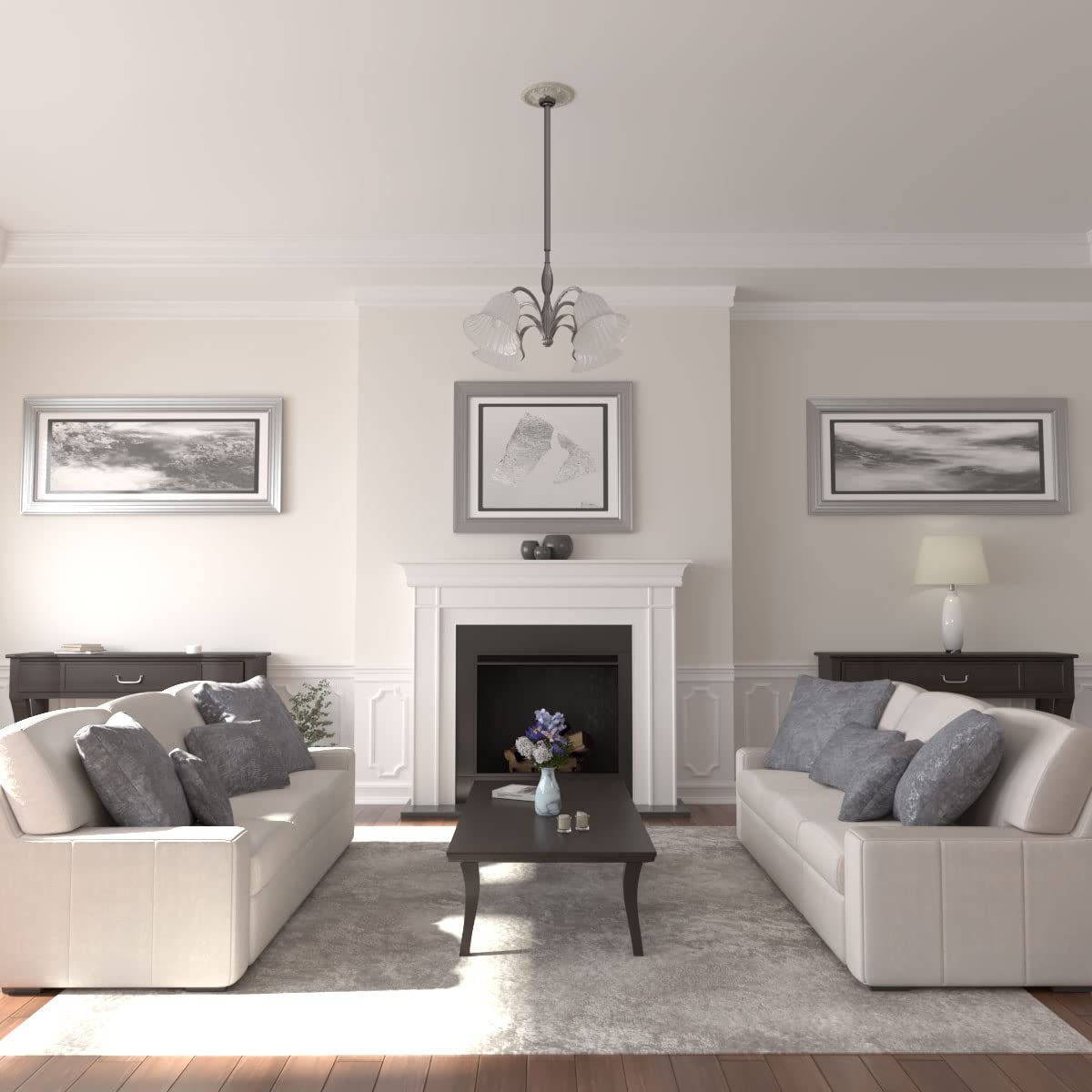 Ekena Millwork CM12STPCC Stockport Ceiling Medallion - 11 3/4