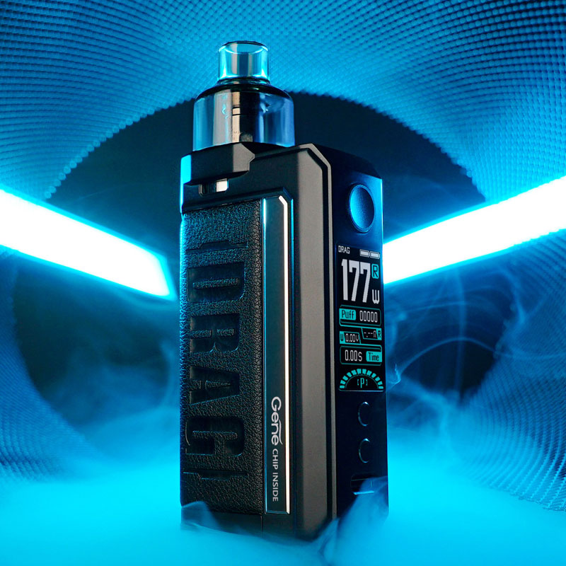 VOOPOO DRAG Max 177W Pod Mod Kit - High Power Vape Starter Kit with PnP Coil Technology | Perfect for Cloud Chasing & All-Day Vaping at Home or On-The-Go
