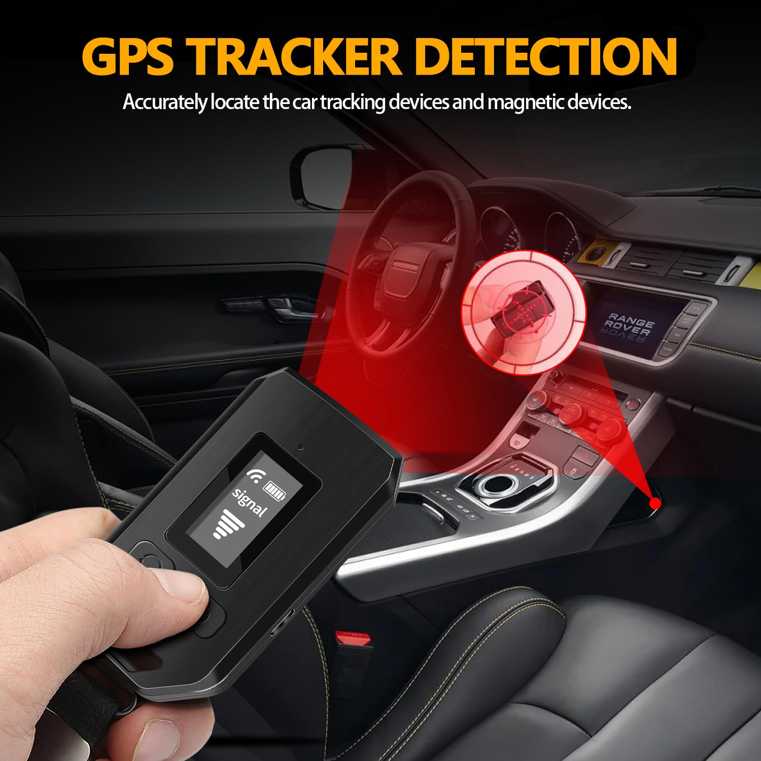 Hidden Camera Detector & Bug Finder - Anti Spy Device for GPS Tracker & Wireless Signal Detection | Privacy Protector for Home, Office & Travel Security