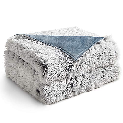 Fluffy Blue Weighted Blanket