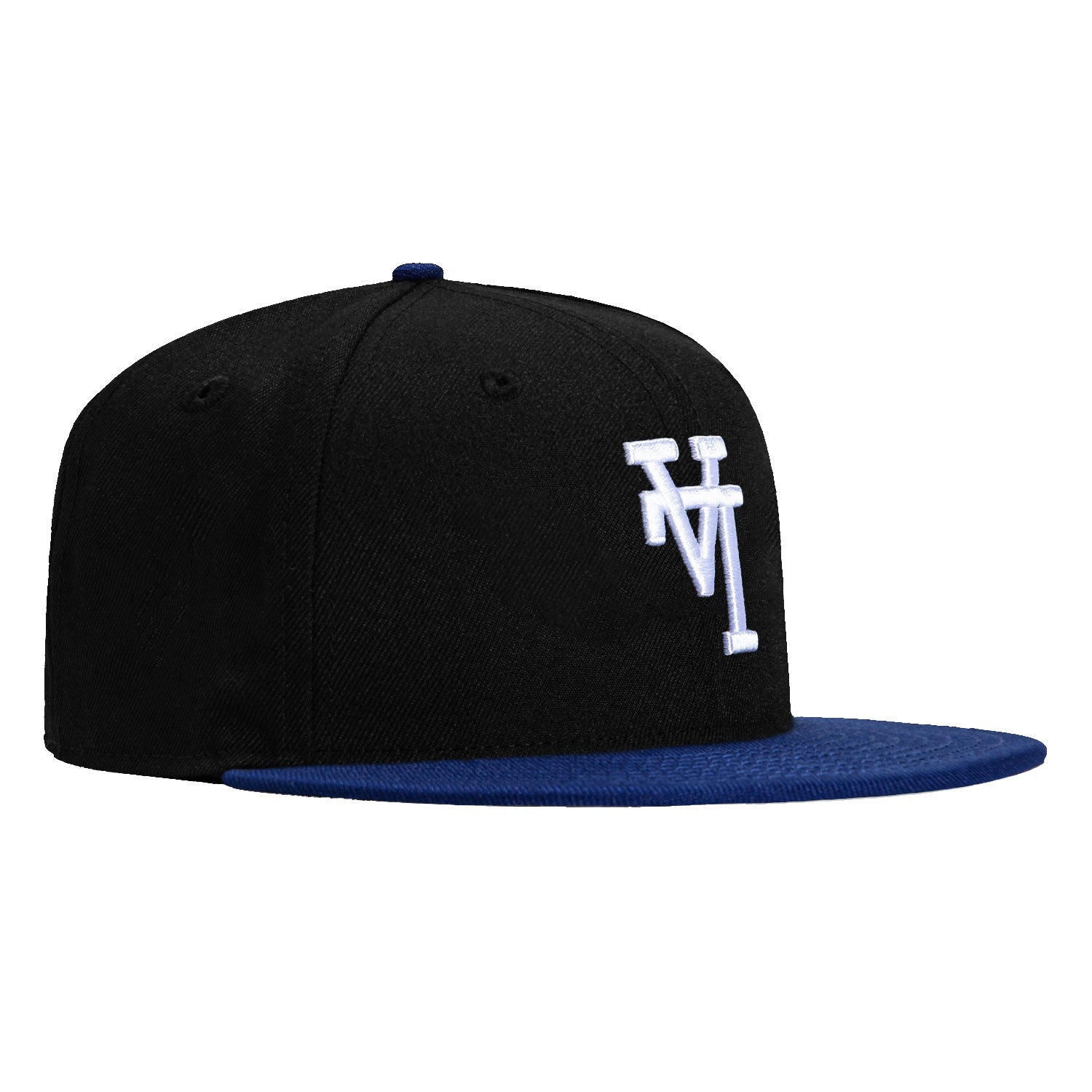 New Era 59Fifty Los Angeles Dodgers Upside Down Baseball Cap - Black & Royal Blue Adjustable Fitted Hat for Men & Women - Perfect for Baseball Games, Streetwear & Sports Fan Collections