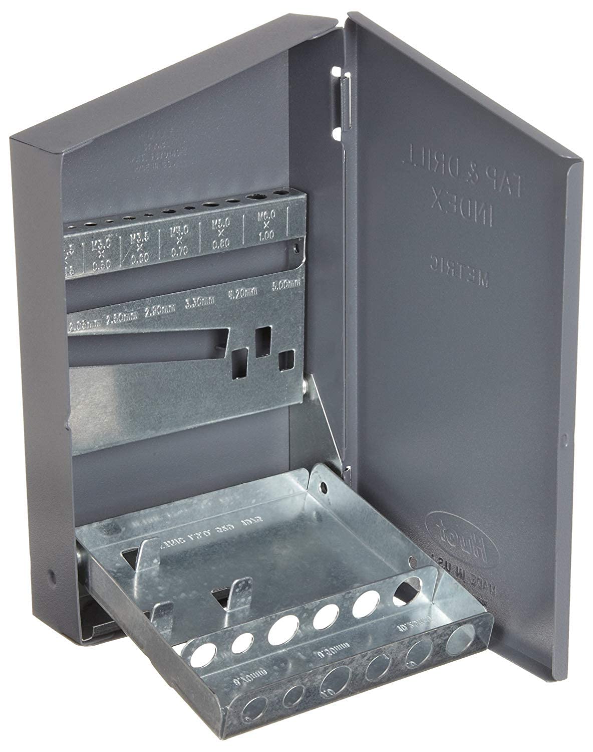 Drill America Tap and Drill Index Set - 9 Sizes (M2.5 x 0.45 to M12 x 1.75) - Premium Metalworking Tools for DIY & Professional Use - Perfect for Threading, Drilling, and Repair Projects