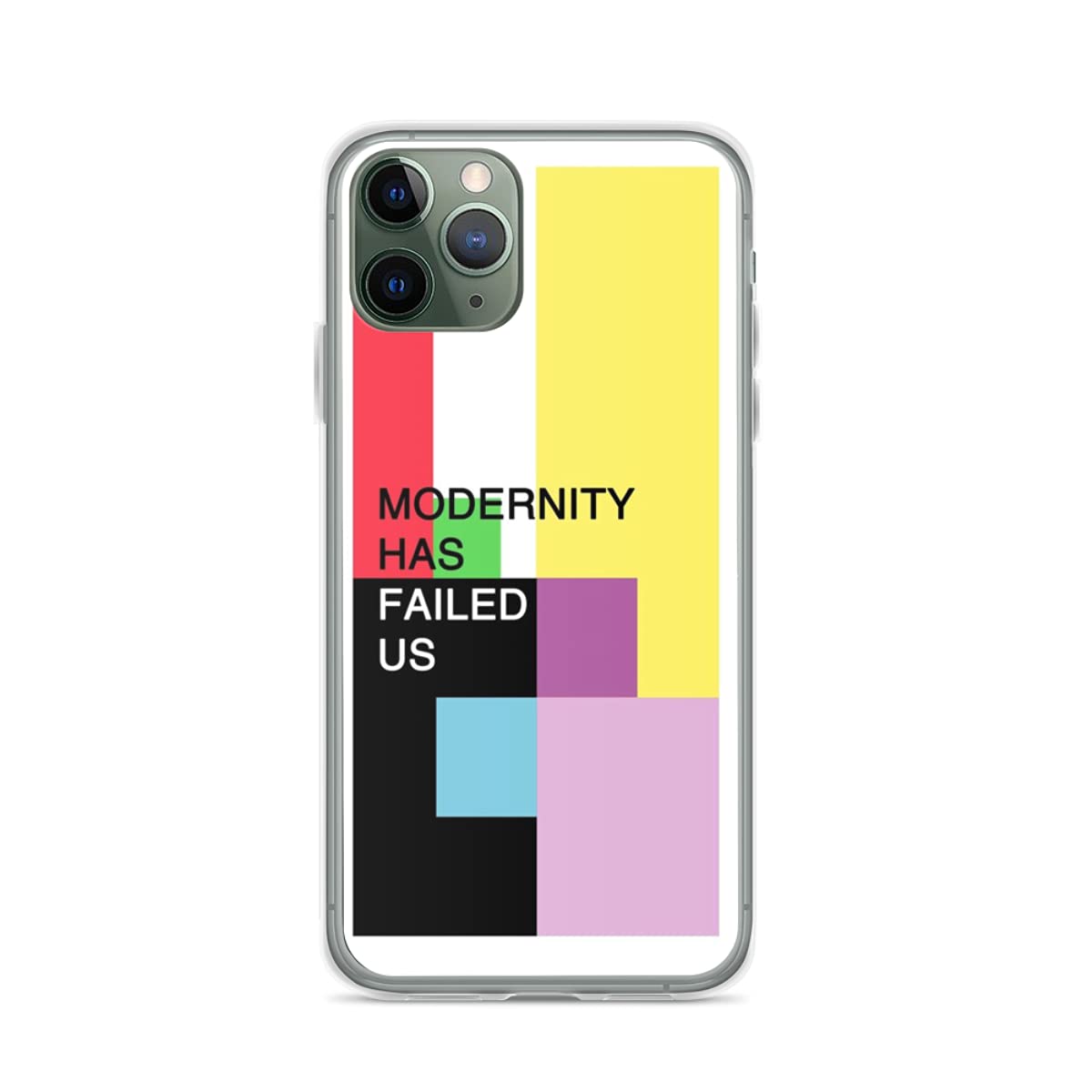 The 1975 Modernity Has Failed Us Phone Case - Compatible with iPhone 13/12/11/X/Xs/Xr/8/7/6/6s/Mini/Pro/Max/Plus & Samsung Galaxy Note/S9/S10/S20/Ultra/Plus - Trendy Protective Cover for Daily Use & Travel