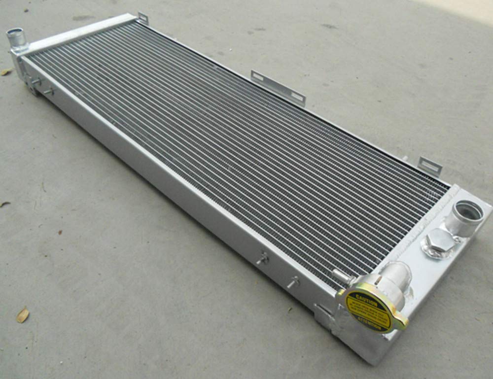 1991-2001 Jeep Cherokee XJ/Wagoneer Truck Aluminum Radiator with 3-Row Cooling & Dual Electric Fans - High Performance Cooling Upgrade for Off-Road & Towing