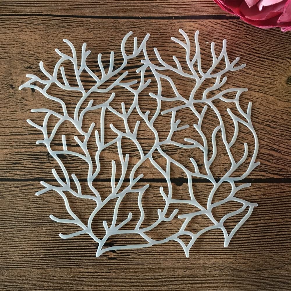13x13cm Irregular Tree Branch Reusable Stencil for DIY Painting, Crafts & Home Decor | Art Templates for Wall Art, Furniture Upcycling & Scrapbooking Projects