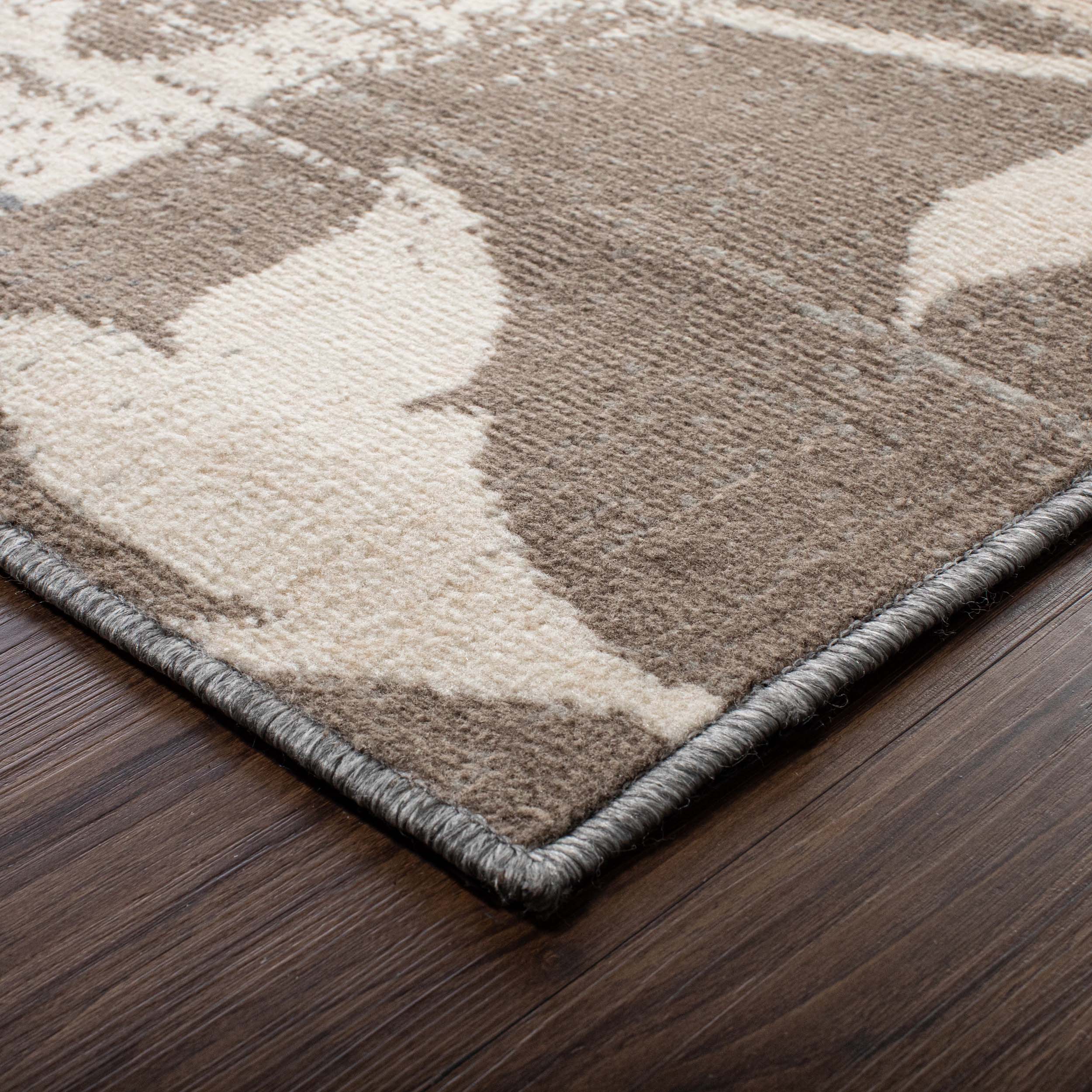 Stylish Pastiche Contemporary Floral Patchwork Area Rug - Non-Slip Indoor Runner for Living Room, Bedroom & Hallway Decor