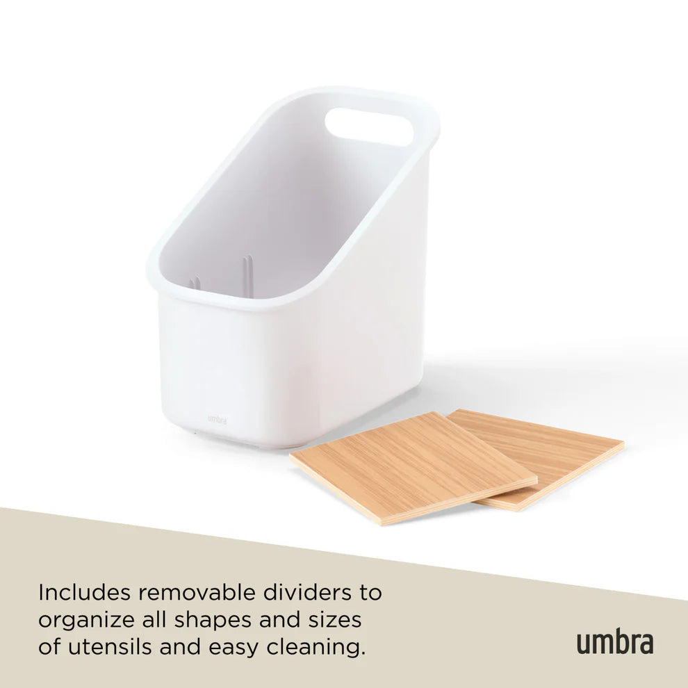 Bellwood Utensil Holder - Premium Kitchen Organizer for Spoons, Forks & Knives | Perfect for Countertop Storage & Kitchen Organization