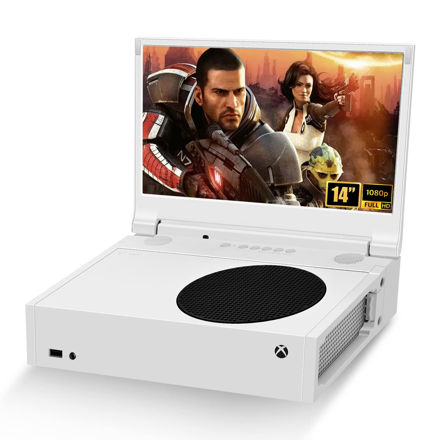 14'' G-STORY Portable Gaming Monitor for Xbox Series S - 1080P IPS Screen, HDR, FreeSync, Dual HDMI, Game Mode - Travel & Home Entertainment Display for Xbox, PS5, Laptop, and PC Gaming