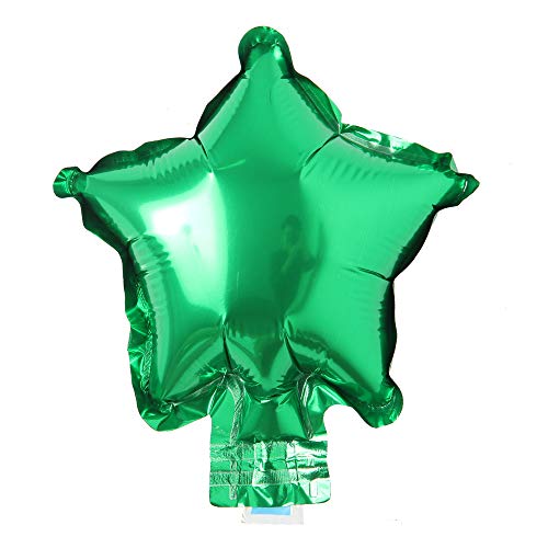 5pcs 5 Inch Green Star