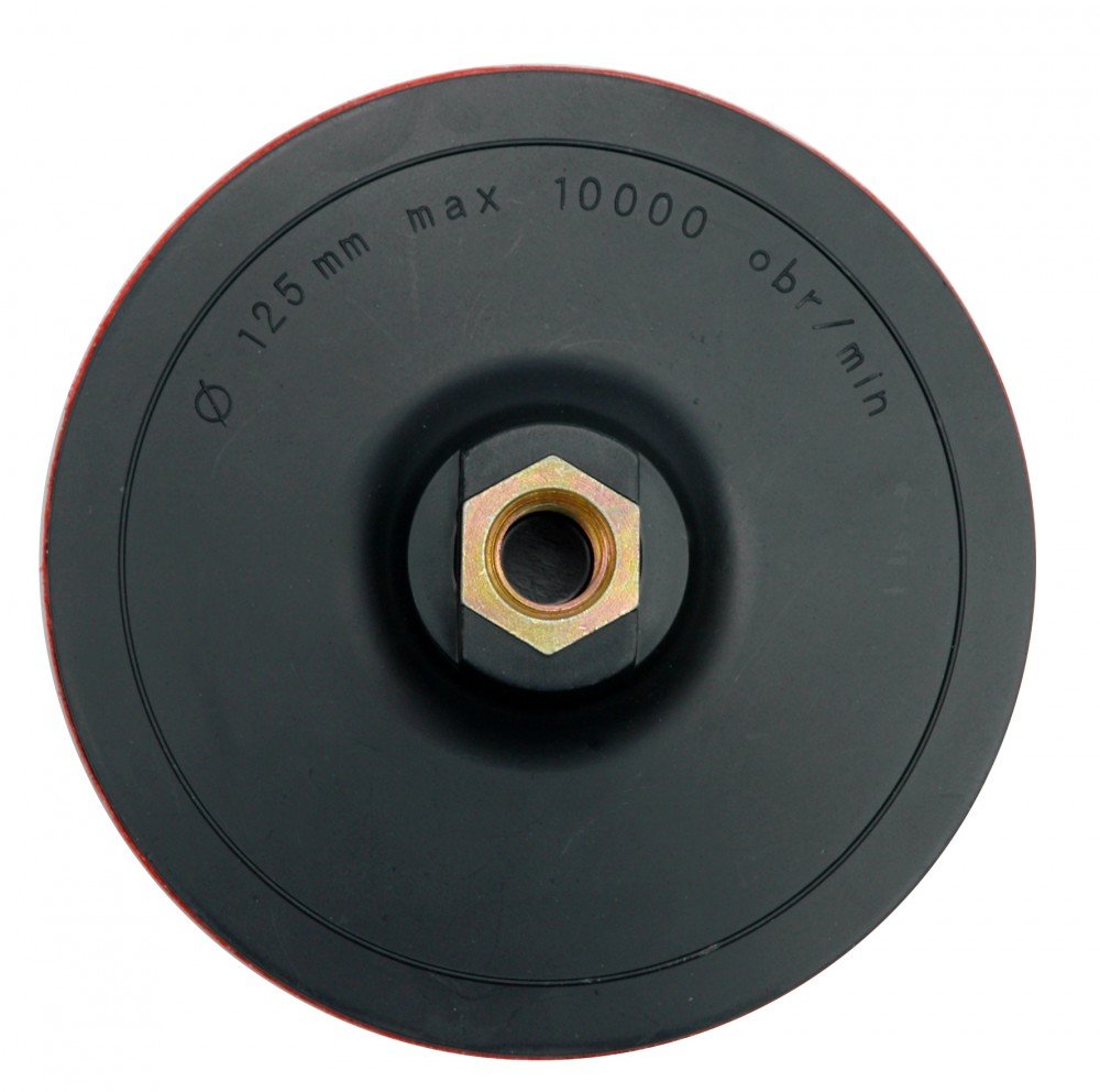5-Pack 125mm Velcro Backing Pad for Angle Grinder - Premium Rubber Sanding Disc - Perfect for Woodworking, Metal Polishing & Surface Preparation