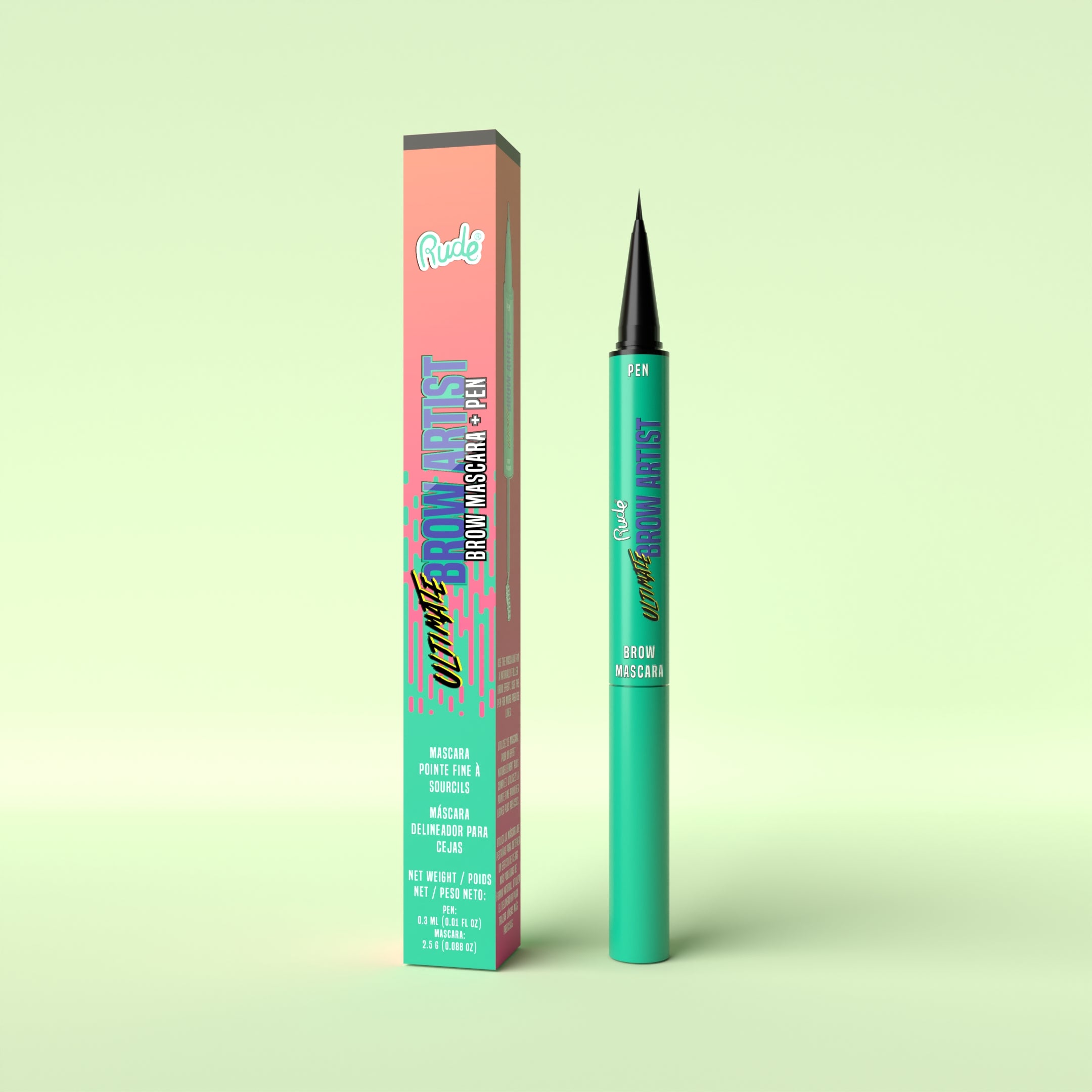 Ultimate Brow Artist Brow Mascara & Defining Pencil - Natural Looking Eyebrow Makeup Kit for Everyday Use & Special Occasions