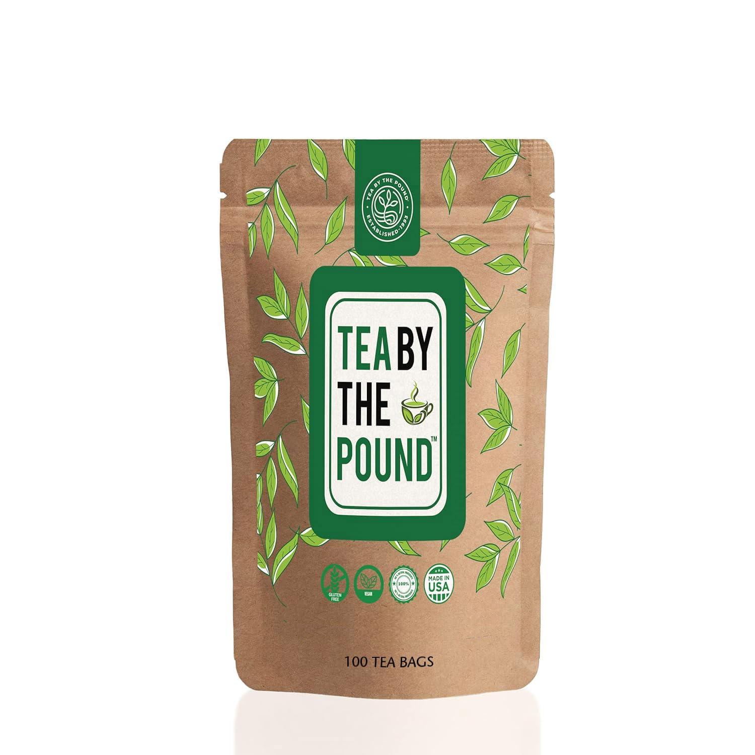 Premium Mulled Wine Spiced Fruit Tea - 100 Tea Bags for Cozy Winter Nights & Holiday Gatherings