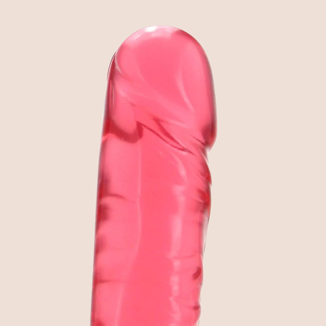 Crystal Jellies® 8 Inch Classic Dildo - Firm & Flexible Silicone Adult Toy for Couples & Solo Play | Sensual Massage, Spicing Up Relationships, Personal Pleasure