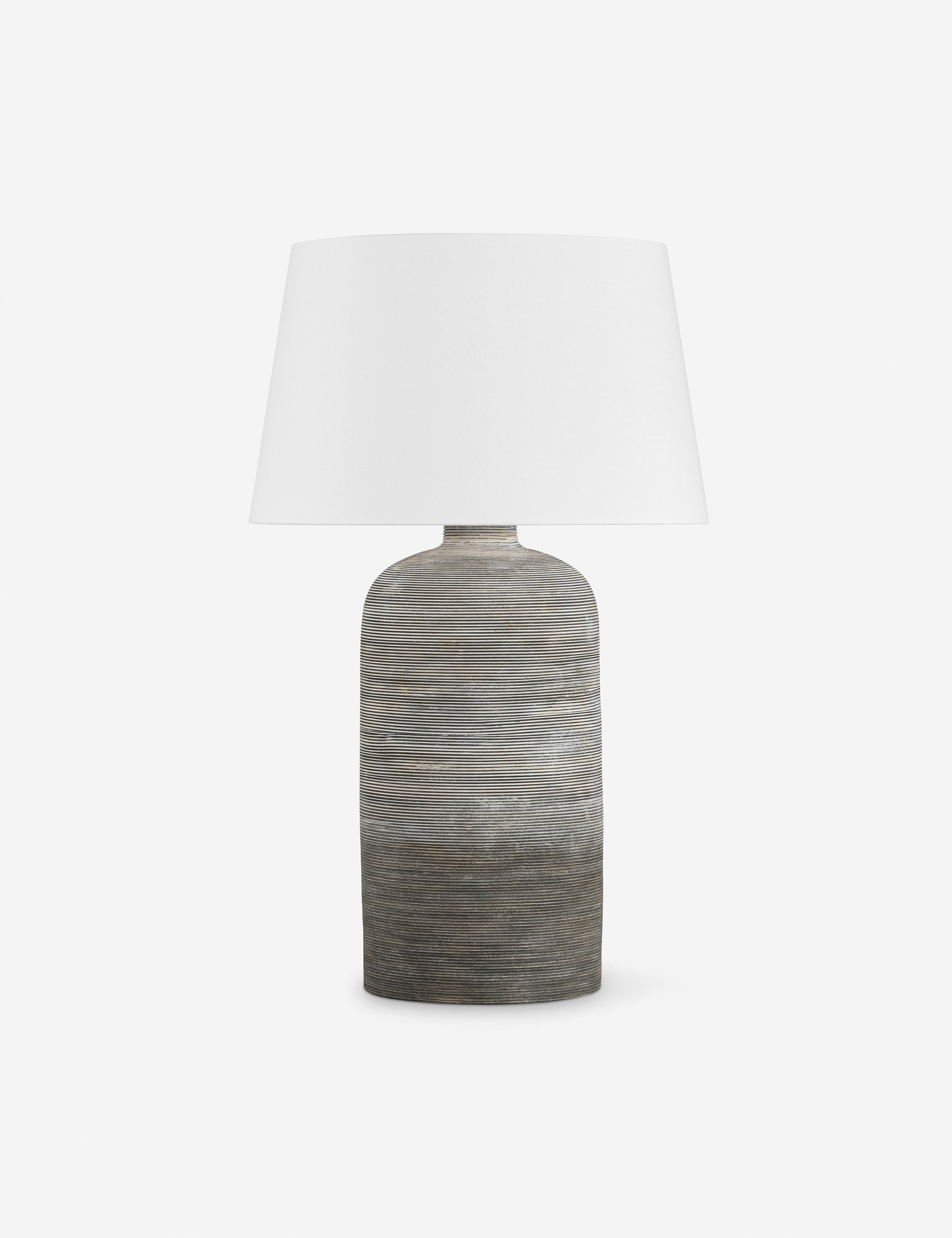 Modern Aleph Table Lamp - Minimalist LED Desk Light for Home & Office - Perfect for Reading, Working, and Bedside Nightstand Use