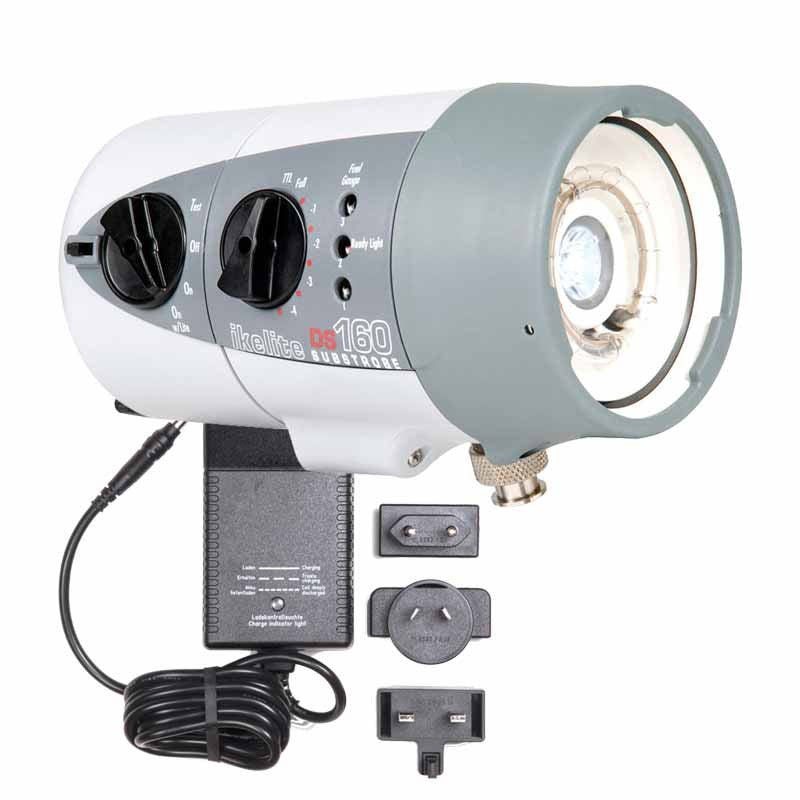 Ikelite DS160 Underwater Strobe with NiMH Battery & Smart Charger #4060.5 - Perfect for Scuba Diving, Underwater Photography & Marine Exploration
