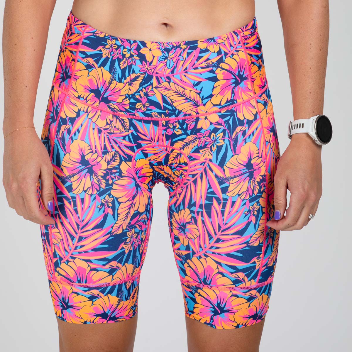 Women's Ltd Tri 8 Short - Comfortable Athletic Running Shorts for Women | Perfect for Gym, Yoga & Beachwear | Club Aloha Collection