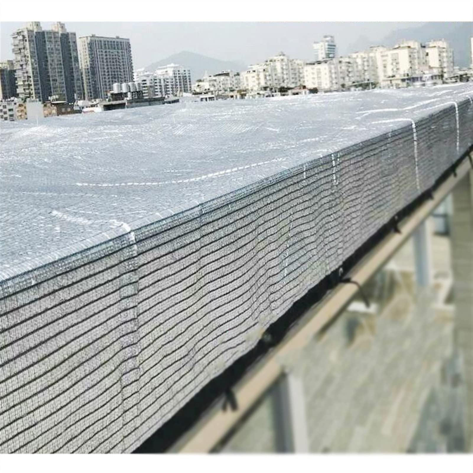Premium Aluminet Shade Cloth - 99% UV Blocking Outdoor Shade Tarp with Reinforced Grommets | Durable Shade Netting for Car Covers, Dog Kennels, Greenhouses, Gardening & Patio Protection (Silver, 4x9m/13x29ft) | Ideal for Sun Protection, Heat Reduction & Outdoor Comfort