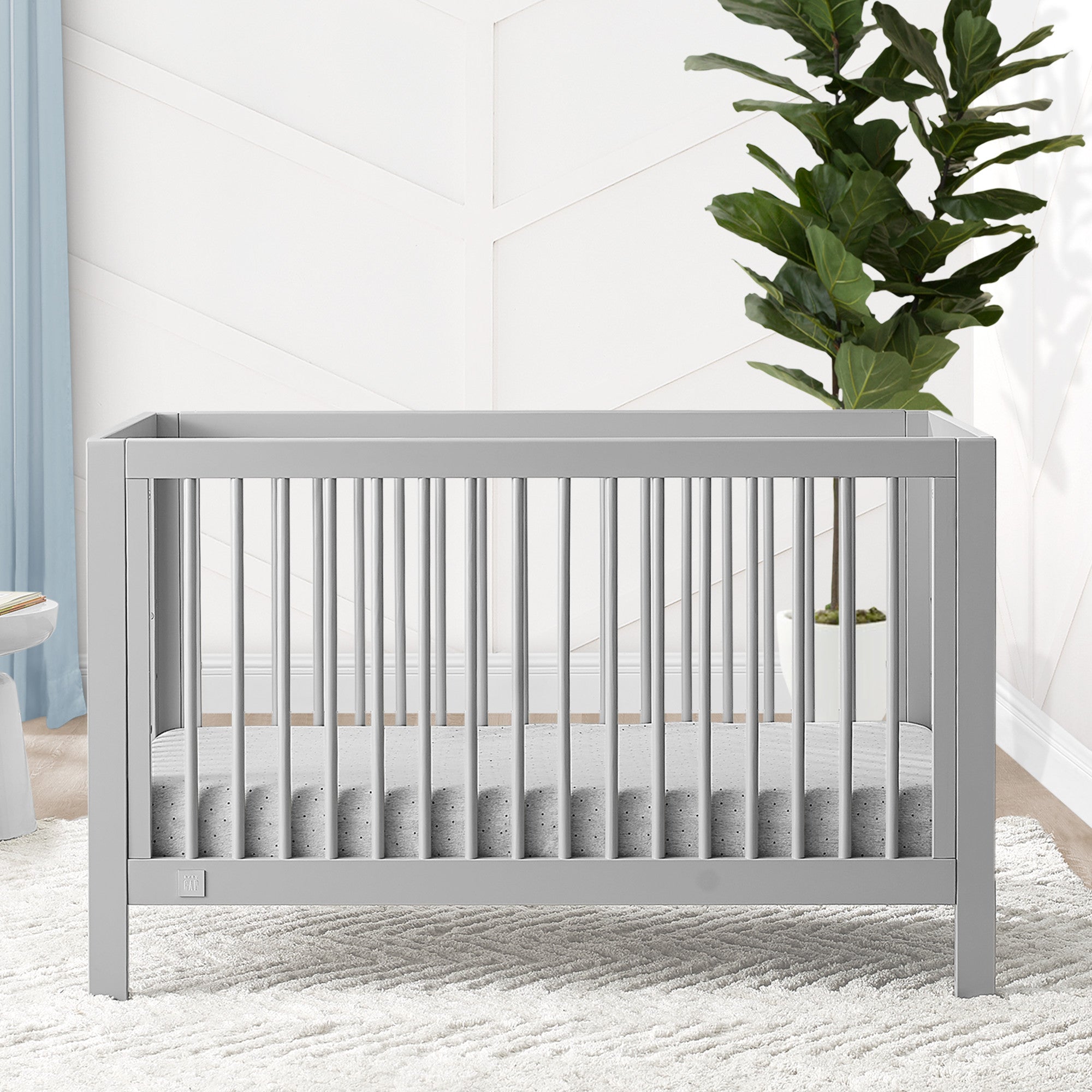 BabyGap Charlie 6-in-1 Convertible Crib - Grow with Your Child from Newborn to Toddler | Safe Nursery Furniture for Modern Baby Rooms