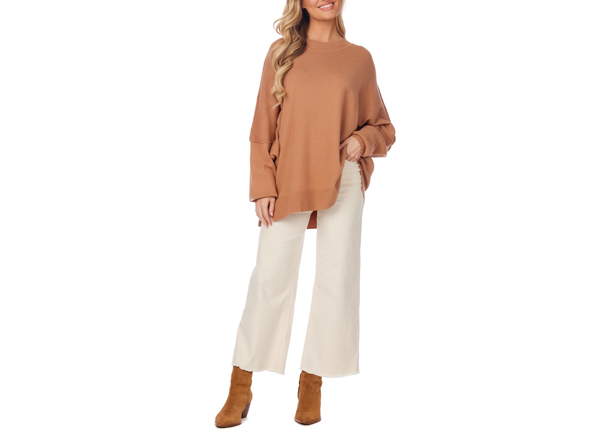 Mud Pie Women's Astrid Ribbed Sweater - Cozy Knit Pullover for Fall & Winter - Perfect for Casual Outfits, Office Wear & Holiday Gatherings