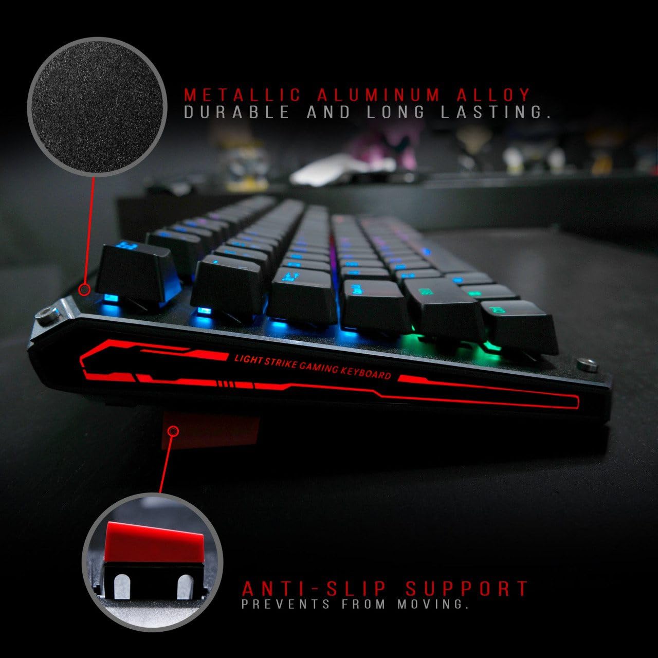 BLOODY B930 TKL Optical Gaming Keyboard - RGB Backlit, Tactile Switches for Esports & PC Gaming