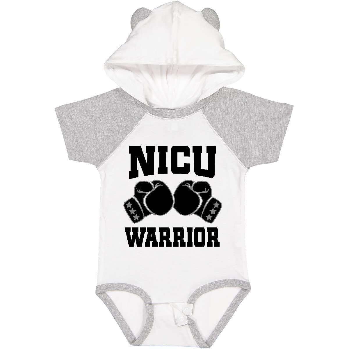 Inktastic NICU Warrior Baby Boy Onesie - Soft Cotton Infant Bodysuit for Newborns & Preemies - Perfect for NICU Graduation, Baby Showers & Supportive Gifts