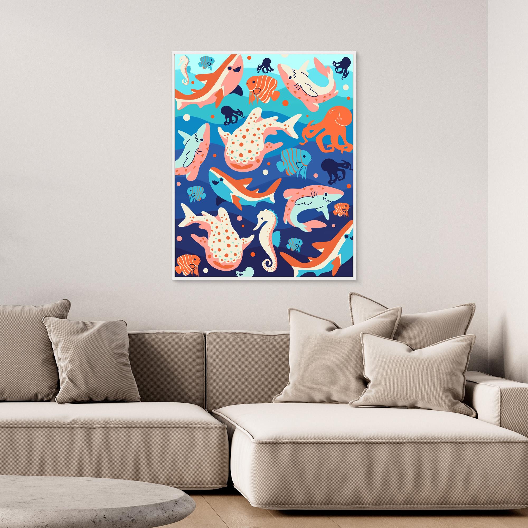 Stunning Ocean Wonders Canvas Print by Kintsugi99 - Perfect for Beach House Decor & Coastal Living Room Wall Art