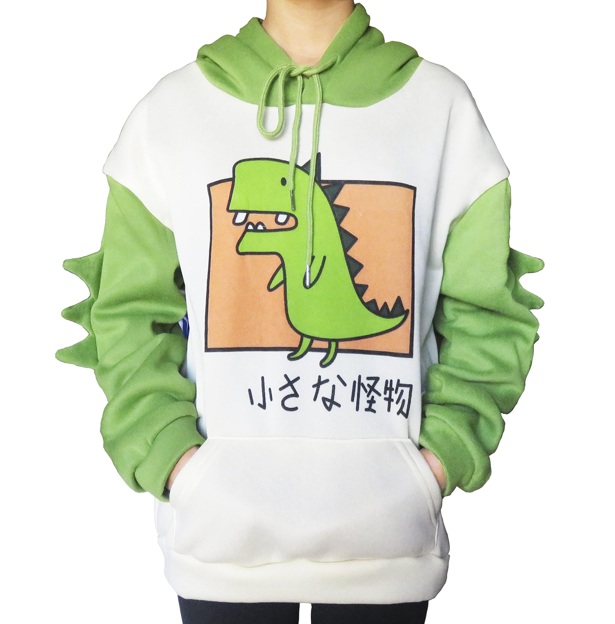 Dinosaur Hoodie for Girls - Soft Fleece Long Sleeve Dino Sweatshirt with Pockets | Cute Dinosaur Pullover for School, Playdates & Outdoor Adventures