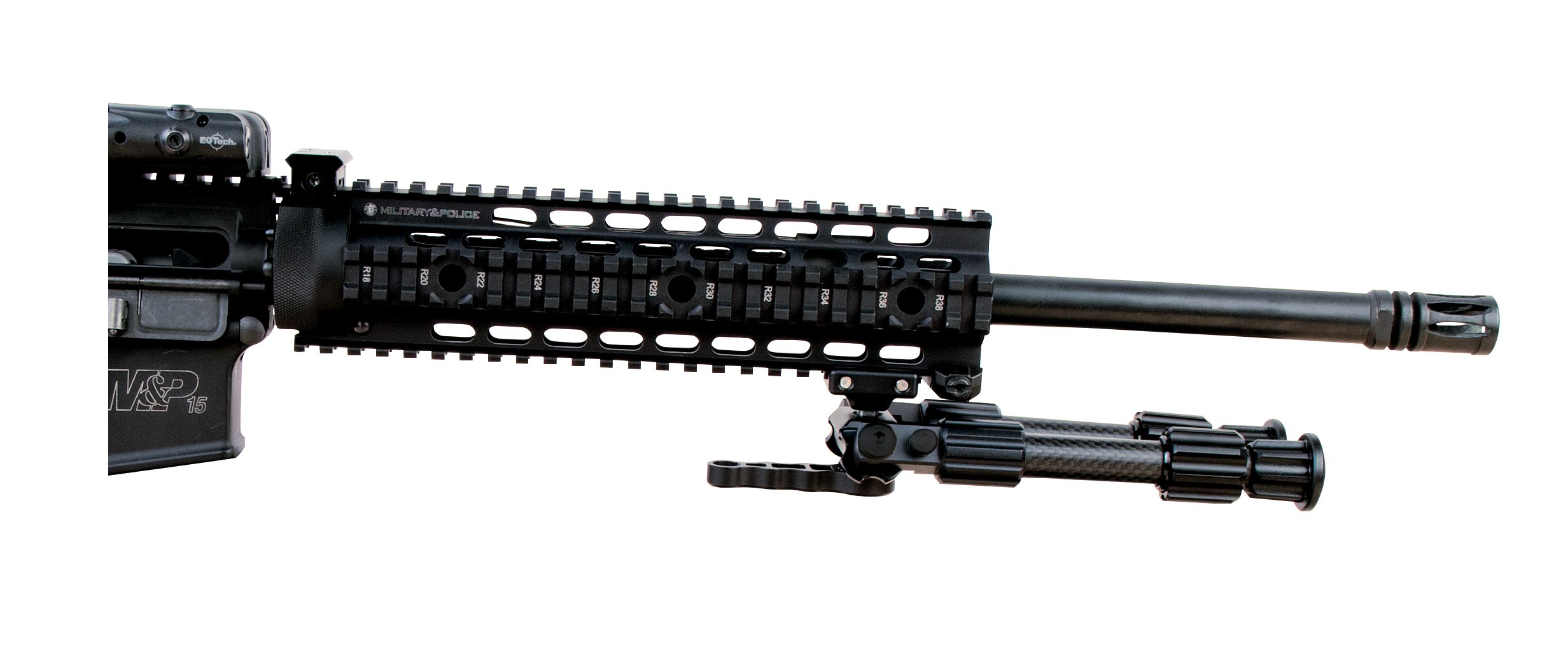 Premium Carbon Fiber Picatinny Rail Bipod with Twist Lock Quick-Deploy Legs | Tactical Shooting & Hunting Accessory | Compatible with Long Gun Rifles | Ideal for Range Training, Sport Shooting & Outdoor Hunting