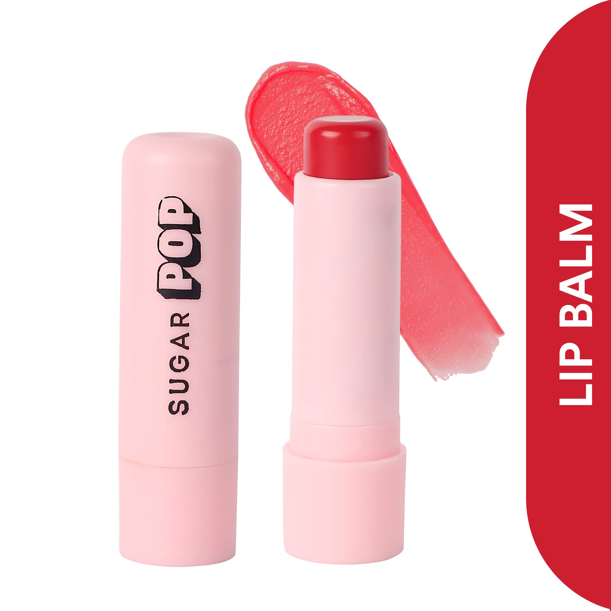 SUGAR POP Matte Lipstick - 01 Taupe (Dusty Rose) – 4.2g – Long Lasting Matte Lipstick for Women | SUGAR POP Nourishing Lip Balm - 02 Cherry (Cherry Red) – 4.5g – Hydrating Lip Care | Perfect for Everyday Wear, Date Night & Special Occasions