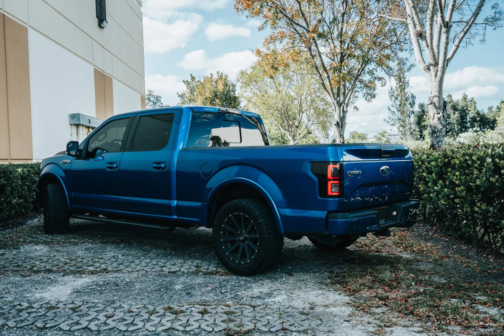 Ford F150 2015-2017 LED Tail Lights - Smoked Black Lens - High Performance Brake Lights for Pickup Trucks - Perfect for Night Driving & Off-Road Adventures