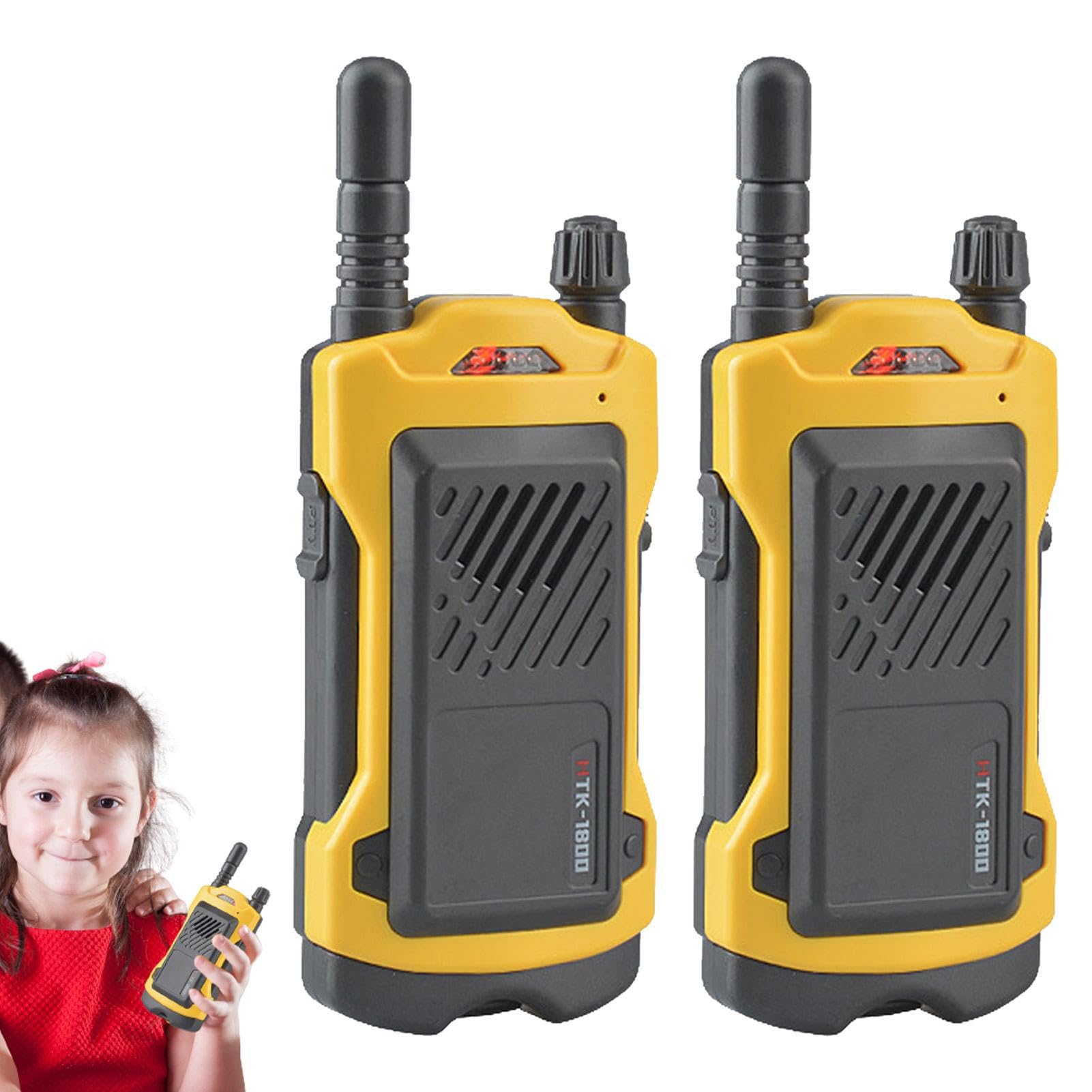 **Kids Walkie Talkies - 2 Pack Long Range 200m Outdoor Toy Radios for Boys & Girls Ages 3-12, Perfect for Camping, Hiking & Birthday Gifts**