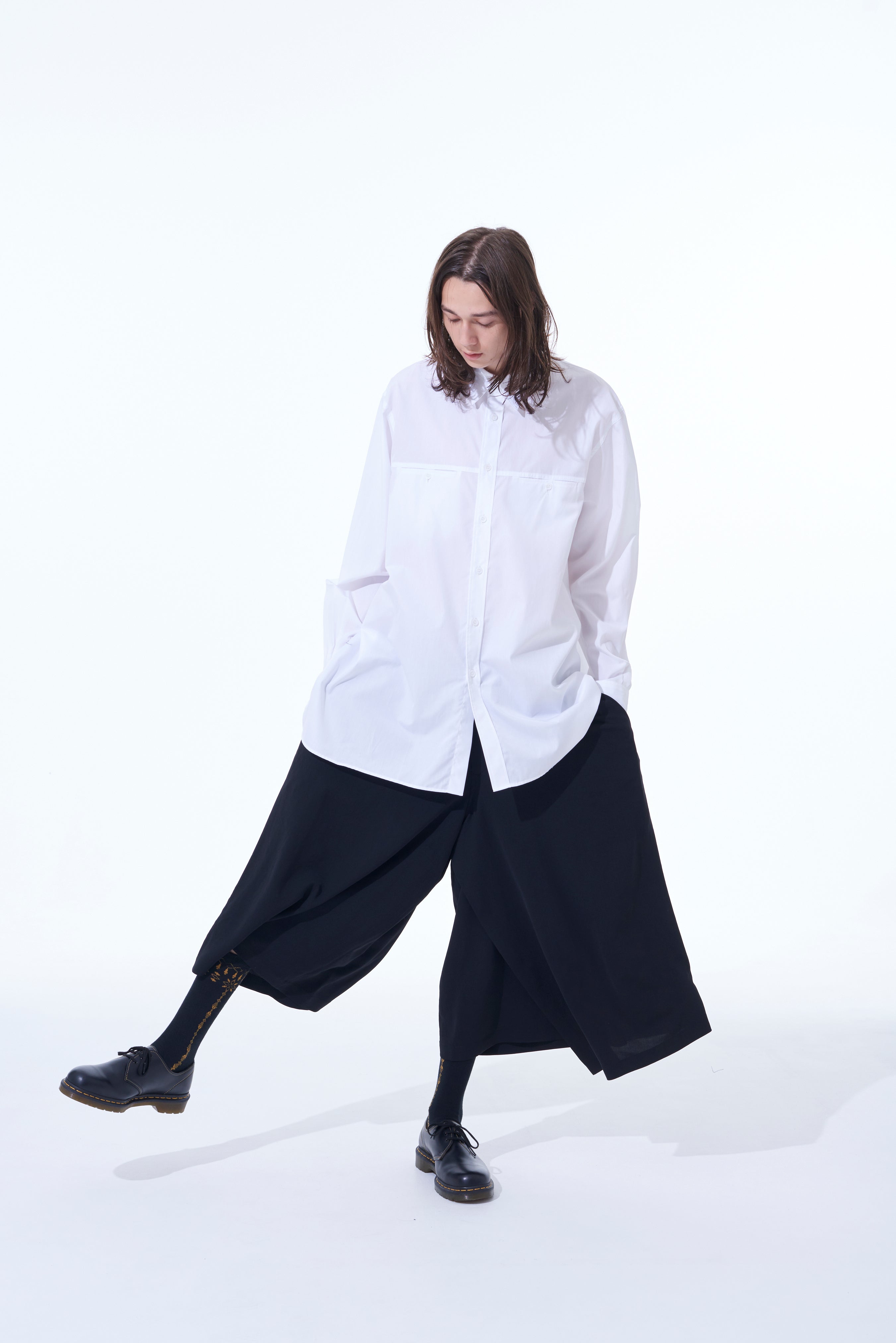 Stylish Cotton Broadcloth Shirt with Elegant Back Drape Detail - Perfect for Office Wear & Casual Outings
