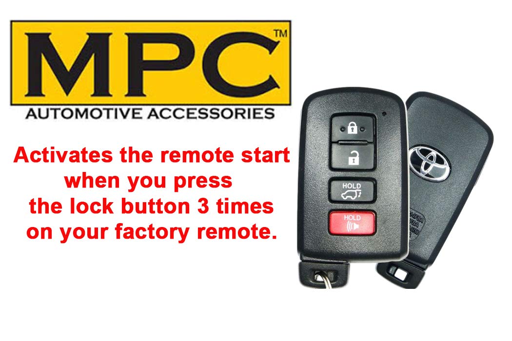 MPC Remote Start Kit for Lexus GS350 2013-2018 - OEM Key Fob Compatible | Plug & Play Installation with 2-Wire Connection | 24/7 US Tech Support | Perfect for Cold Mornings & Secure Vehicle Warm-Up