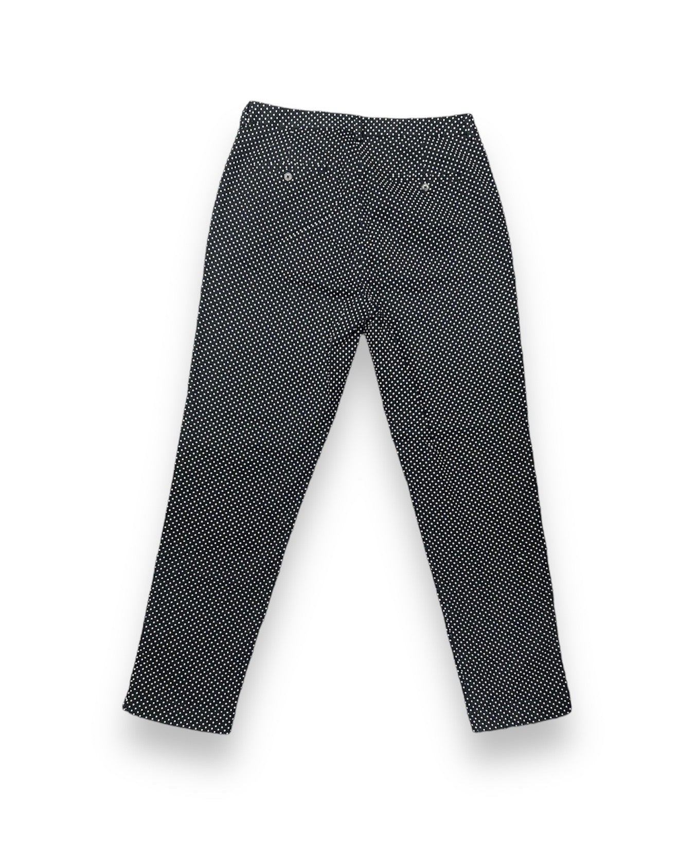 Fred Perry Black Pin Dot Trousers for Men | Classic Slim Fit Casual Pants | Perfect for Office, Business Casual & Smart Outfits