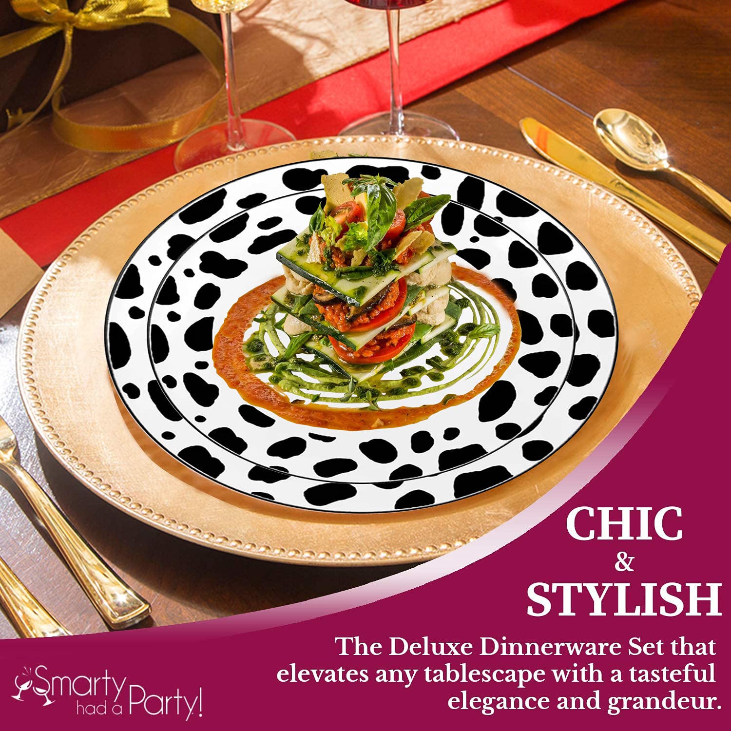 Safari Animal Print Plastic Plates - 7.5