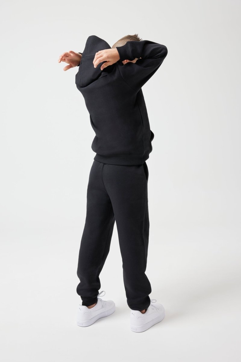 INSPORT JUNIOR FRANKIE HOOD BLACK - Kids' Warm Fleece Hoodie for Outdoor Sports & Casual Wear