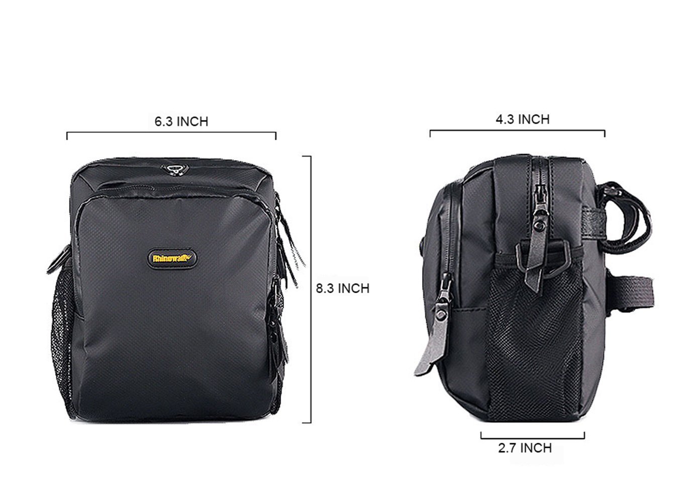 Rhinowalk Bike Handlebar Bag - Waterproof Cycling Front Frame Basket Bag for Road & Mountain Bikes | Perfect for Commuting, Touring & Outdoor Adventures