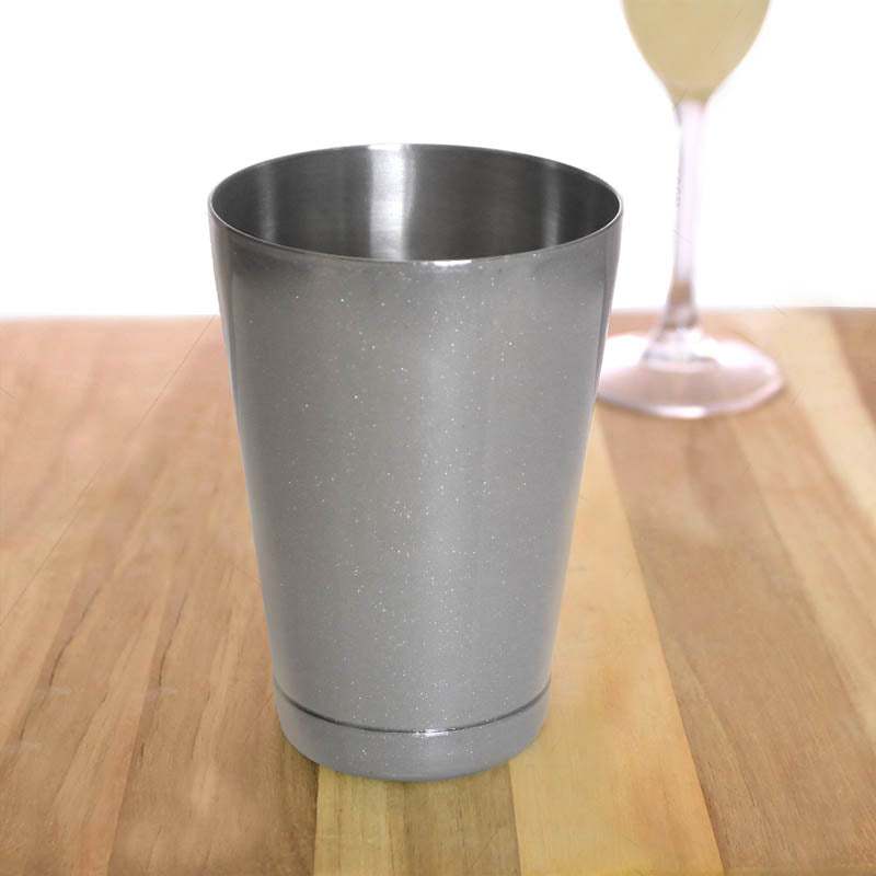 BarConic® 18oz Cocktail Shaker Tin - Premium Silver Glitter Bartending Tool for Home Bars, Parties & Mixology | Professional Drink Mixing & Cocktail Making Accessory