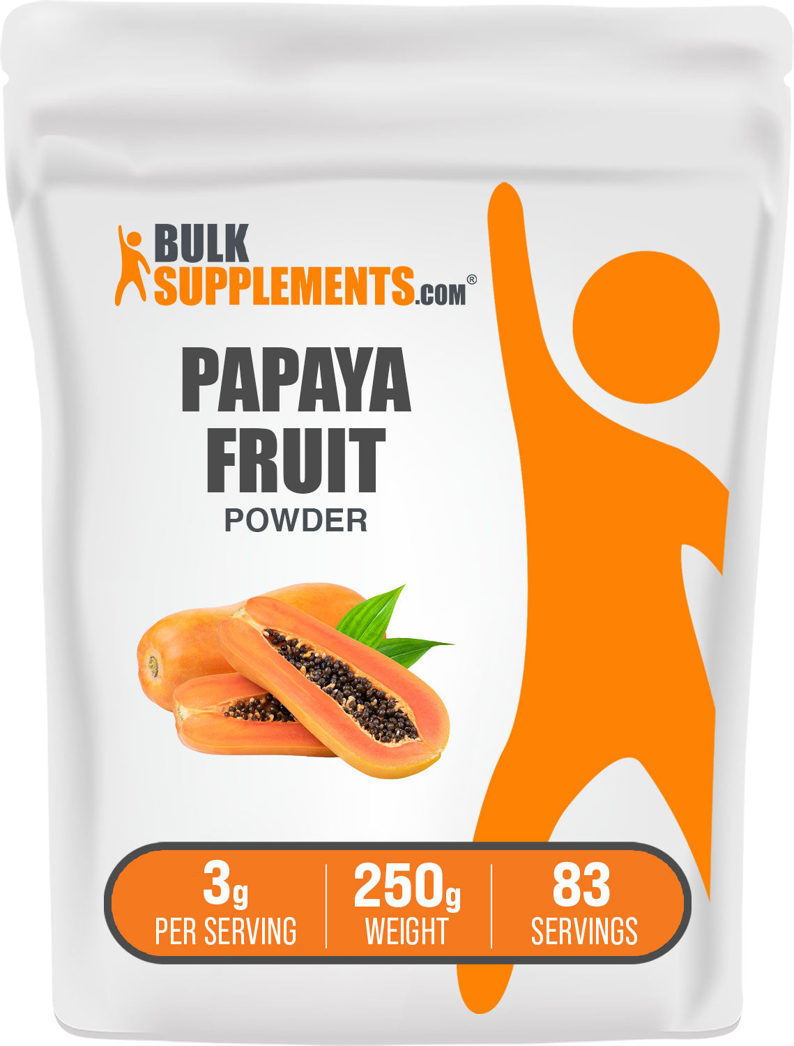 Organic Papaya Fruit Powder - 100% Natural, Non-GMO, Gluten-Free for Smoothies, Baking & Skincare | Rich in Antioxidants & Digestive Enzymes
