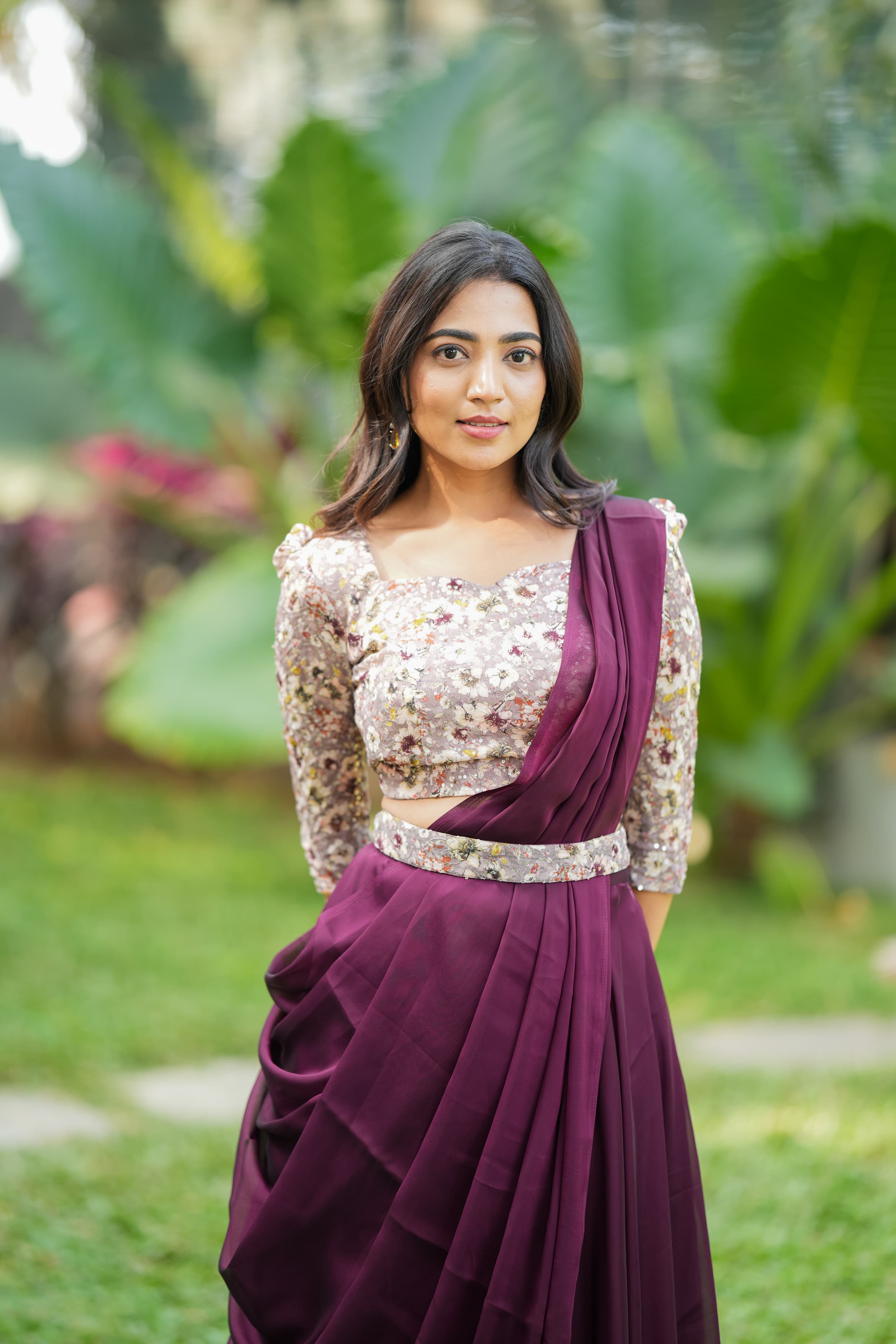 DD652 Abi Simple and Elegant Drape Wear - Stylish Women's Casual Dress for Everyday Wear, Date Night and Office Outfits