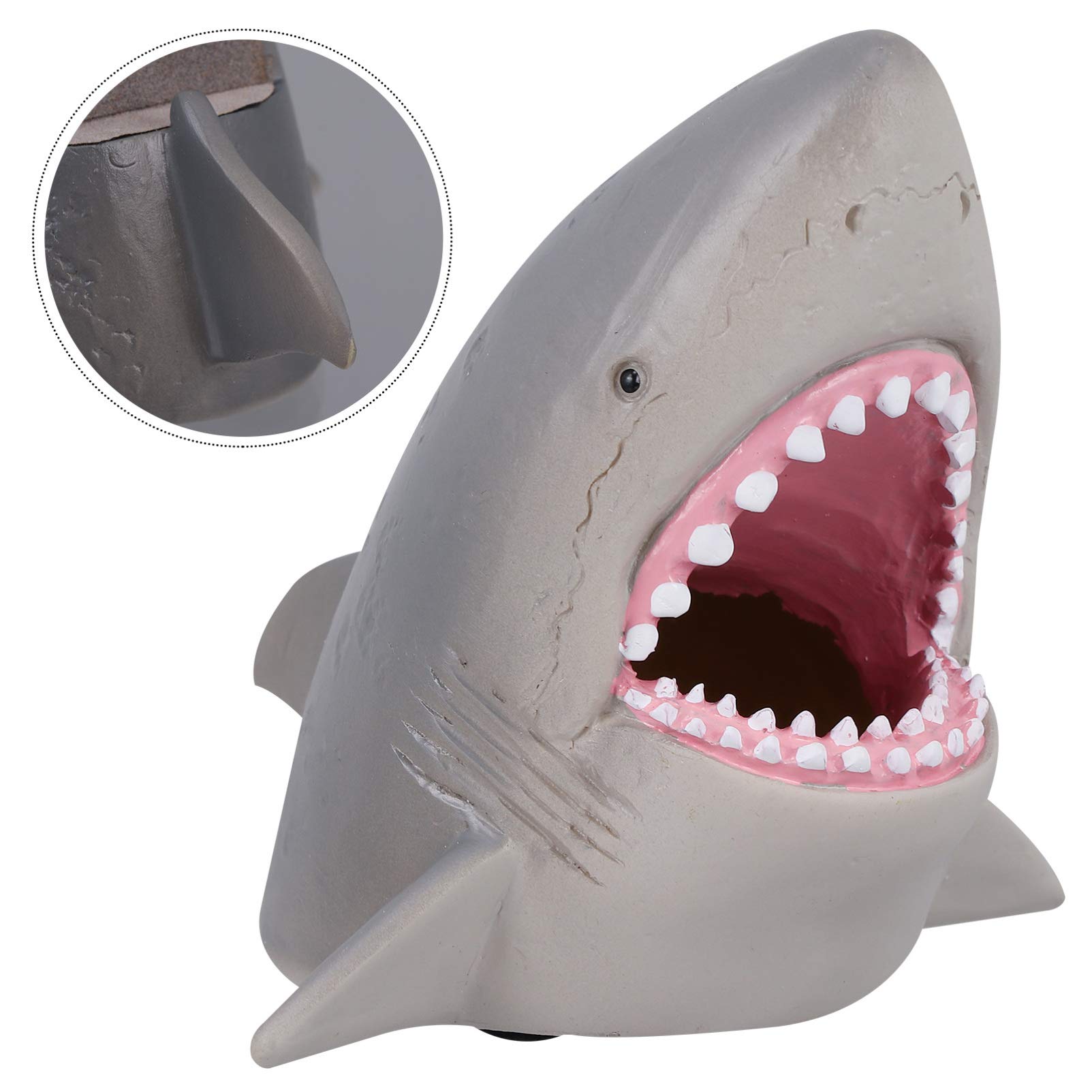 1 Pc Shark Bracket Cell Phone Dock - Universal Mobile Phone Stand & Tablet Holder with Pen Storage - Resin Desktop Organizer for Office, Home, and Car Use