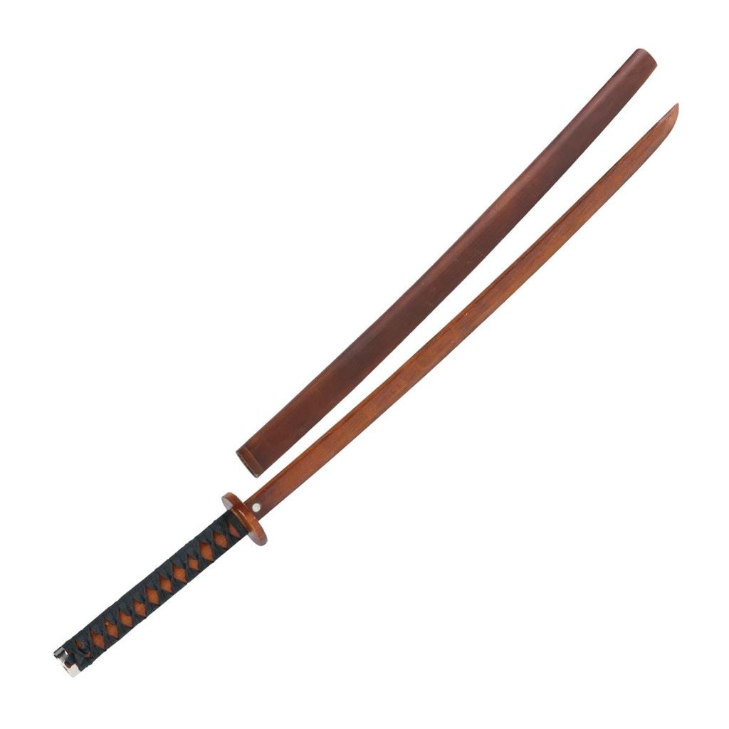 Premium Japanese Bokken Wooden Training Sword with Scabbard - Authentic Martial Arts Practice Weapon for Aikido, Kendo & Iaido Training