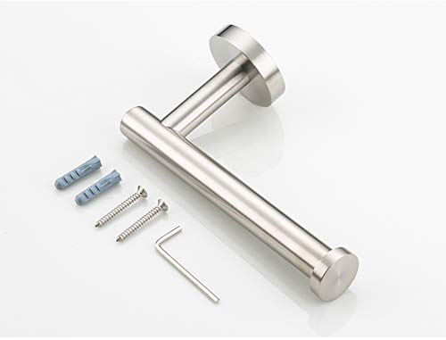 Oersitor Paper Towel Holder - Brushed Nickel Wall Mount & Under Cabinet Kitchen Paper Towel Dispenser, Stainless Steel Bathroom Toilet Paper Holder (Silver) - Perfect for Kitchen, Bathroom & Office Organization