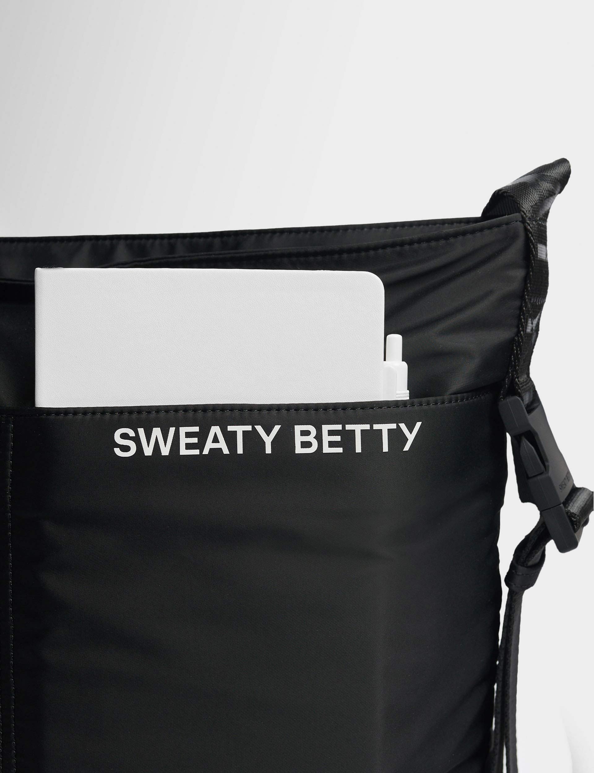 Strive Tote Bag - Premium Black Leather Work Tote for Women | Perfect for Office, Business Meetings & Daily Commute