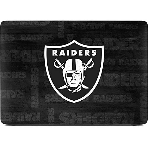 Officially Licensed NFL Las Vegas Raiders Black & White Laptop Skin for MacBook Pro 13-inch (2020) | Protective Vinyl Decal | Perfect for Work, School & Gaming