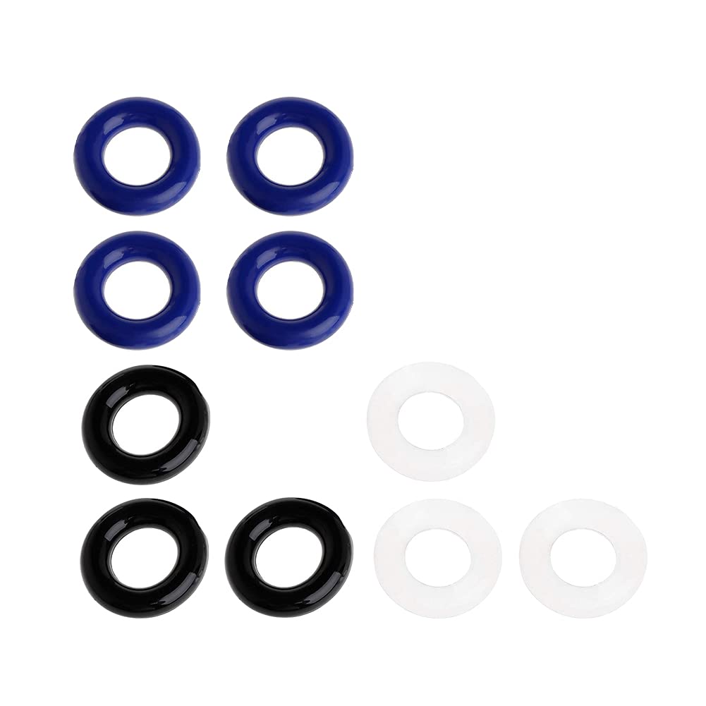 10 PCS Premium Stretchy Cock Rings for Men - Erection Enhancer & Delay Control Sex Toy - Perfect for Couples Play, Solo Use & Intimate Moments