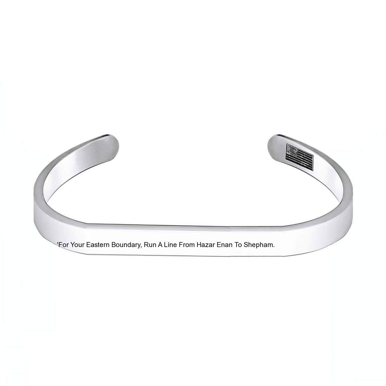 Personalized Stainless Steel Bracelets for Women - Engraved Inspirational Quote Jewelry, Funny & Thoughtful Gifts for Best Friend, Daughter, Son, Sister, Niece, Mom, Coworkers - Perfect for Birthdays, Christmas, Anniversaries, Graduations & Everyday Wear